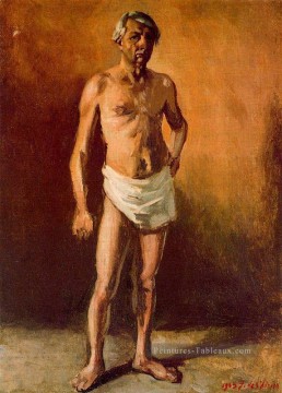  Chirico Peintre - autoportrait nu Giorgio de Chirico surréalisme métaphysique